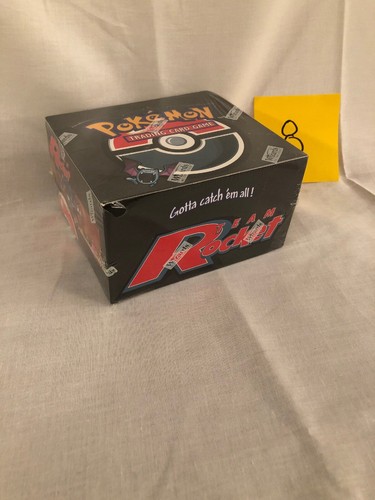 Item #8 Pokémon 1st Edition Team Rocket English Booster Box Factory Sealed New
