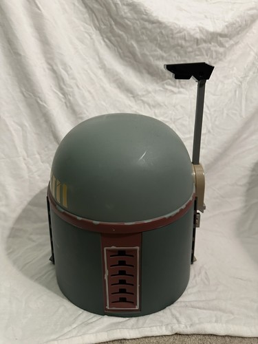 2009 Hasbro Star Wars Boba Fett Electronic Talking Helmet w/Sound Antenna
