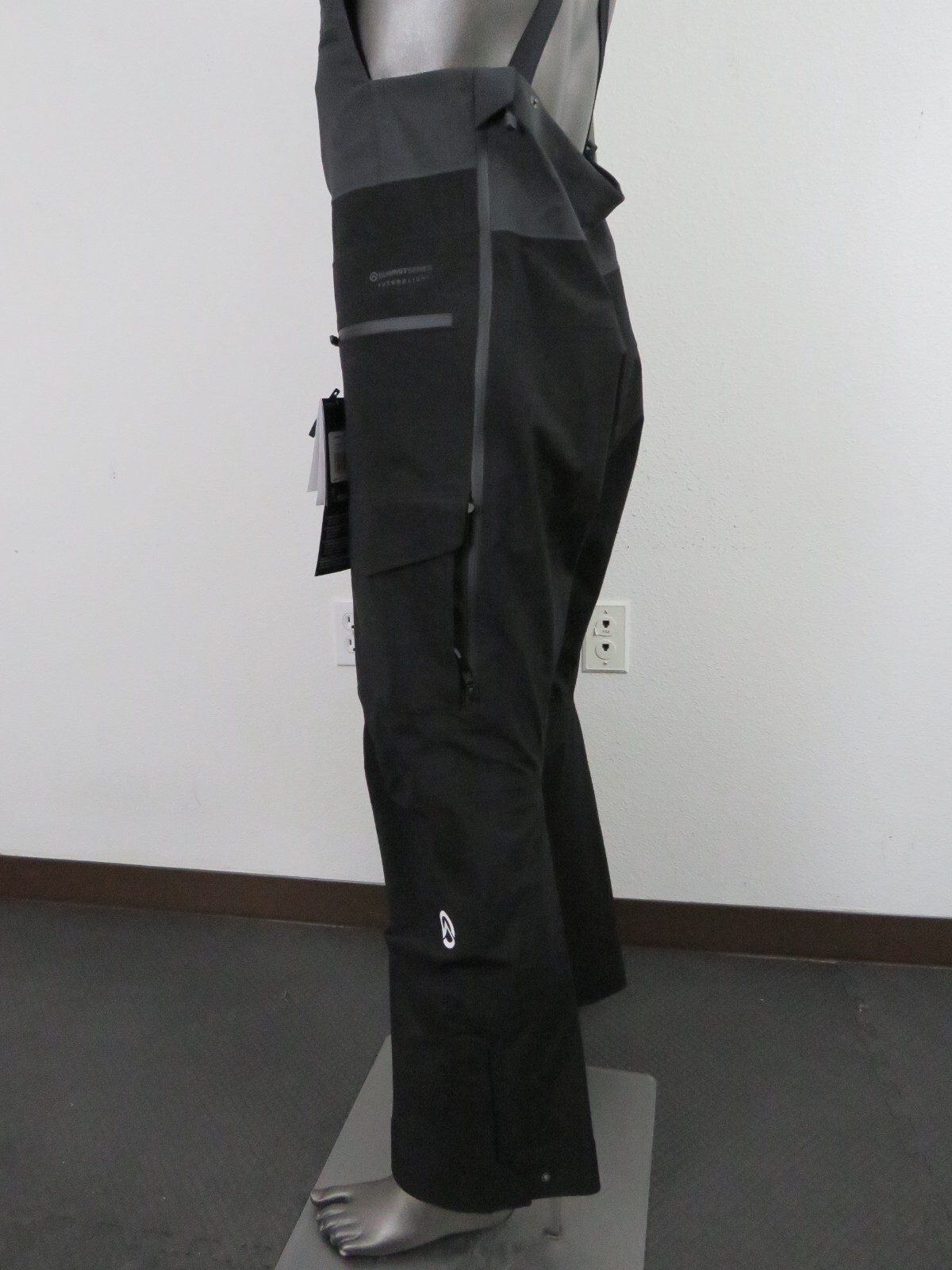 Pre-owned The North Face Mens North Face Summit Verbier Waterproof Futurelight Shell Ski Bibs Pant Black In Tnf Black