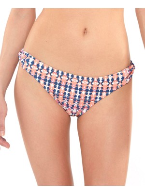 

Женский розовый купальник JESSICA SIMPSON с закрученными сторонами Laguna Beach Hipster Bottom