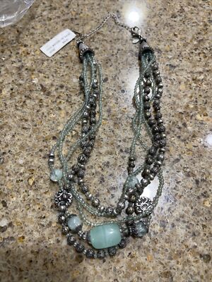 Premier Designs Cool Waters In Antiqued Silver New With Tag