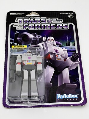 Super7 ReAction Figures Transformers Decepticon MEGATRON 3.75'' Action Figure