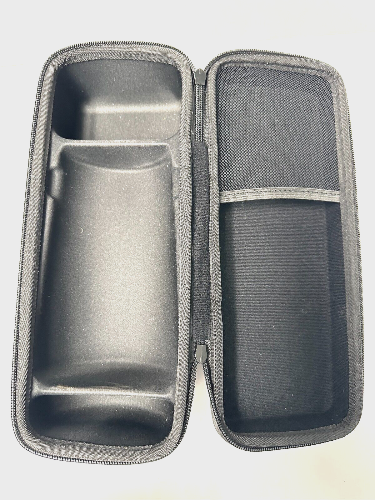 Khanka Hard Travel Zip Case Black 12" x 10" X 4.5"