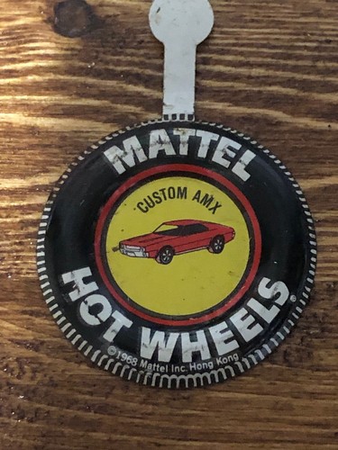 Custom AMX Display Button Hot Wheels Redline Great Display Pin Badge