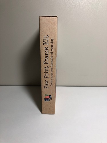 Bone Shaped Dog or Cat Paw Print Pet Keepsake Photo Frame Clay Imprint Kit NEW