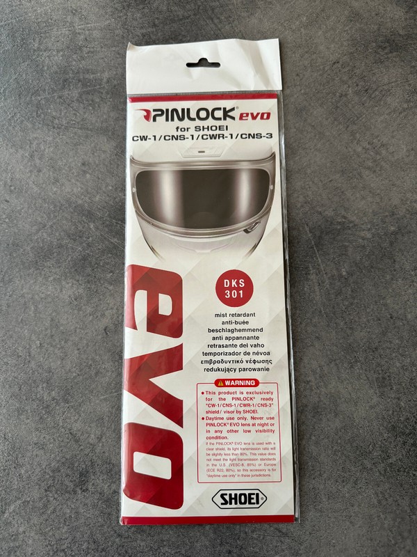 Pinlock Shoei Dks301 Pour Ecrans Cw-1 - Cns-1 - Cw-R1 - Cns-3