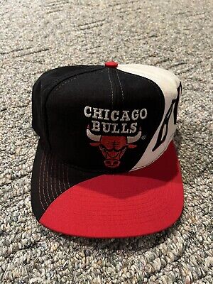 Vintage 90s Drew Pearson Twill Chicago Bulls NBA Basketball Snapback Hat