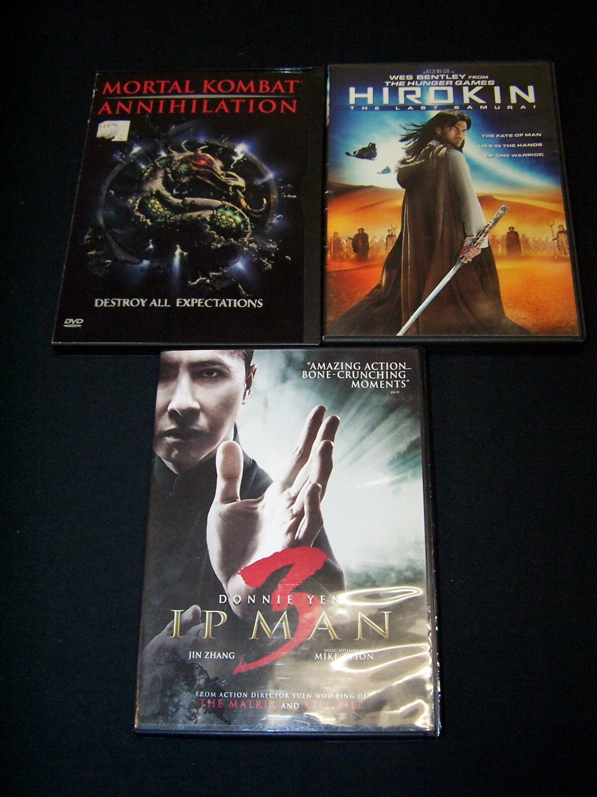 Martial Arts Triple Feature Used DVDs Hirokin: The Last