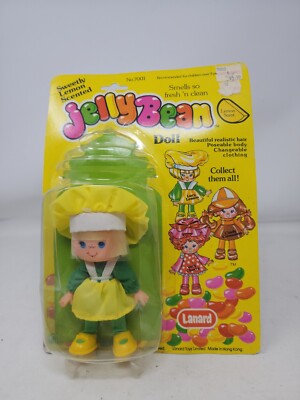   NOC Jelly Bean Doll 1981 Lucy Lemon Scented Toy Strawberry Shortcake Era