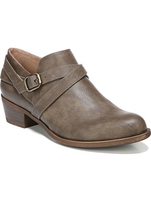 

LIFE STRIDE Женские коричневые туфли Adley на блочном каблуке с миндалевидным носком и ремешками на молнии, 9 м, Коричневый, F8354S1