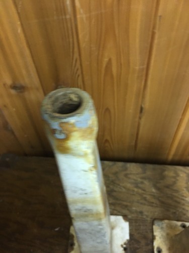 2- Vintage Porcelain Cast Iron Ice Cream Parlor Stool Base - Art Decco -