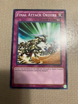 Yu-Gi-Oh! final attack orders common 1st ed LDK2-ENK34