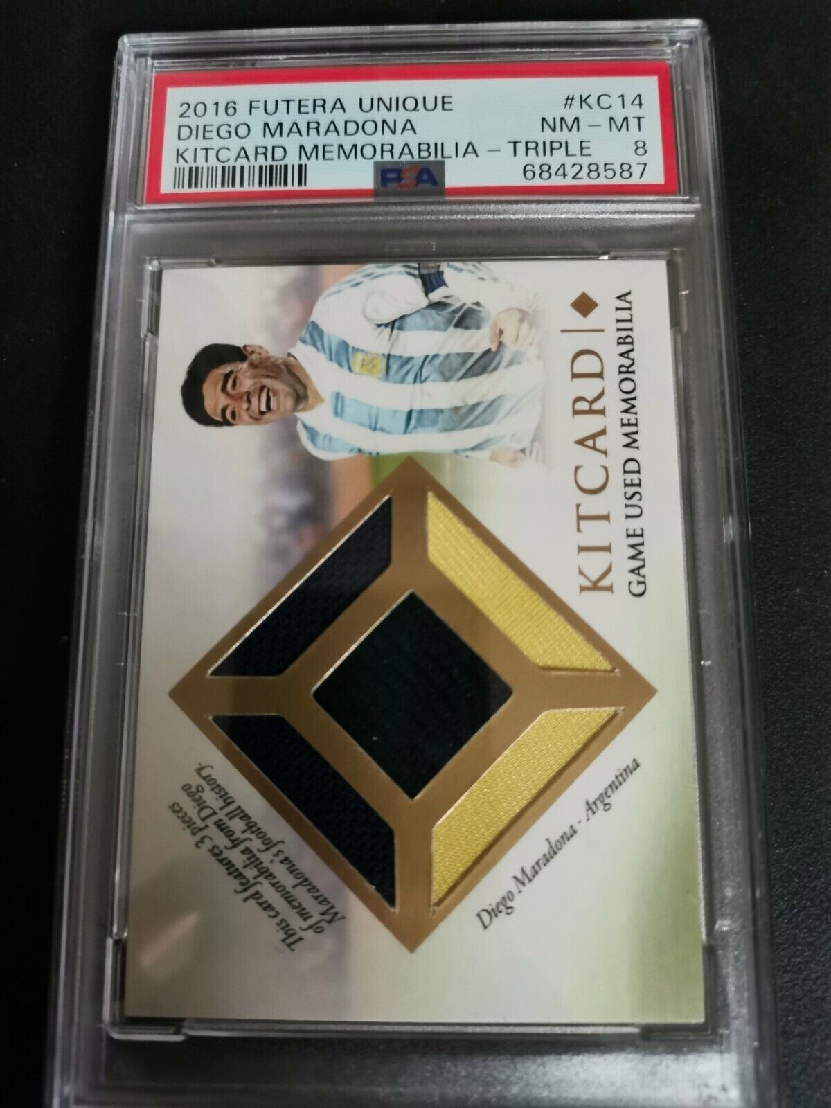 FUTERA  マラドーナ 2016 FUTERA DIEGO MARADONA ARGENTINA UNIQUE KITCARD PATCH 18