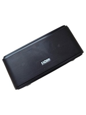 DOSS SoundBox Tragbarer Bluetooth Lautsprecher Schwarz 16 cm