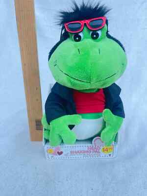 Sound 'n Light Animatronics Frog  plush moves and sings ''what Is Love''