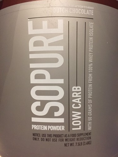 UPC 089094021535 product image for Isopure Low Carb Protein Powder, 100% Whey Protein Isolate, Flavor: Dutch 7.5 | upcitemdb.com