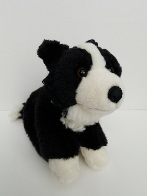 black dog plush