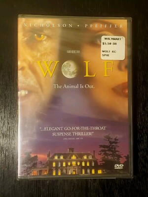 Wolf (NEW DVD, 1997) OOP Jack Nicholson Werewolf Horror Film Michelle Pfeiffer