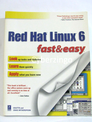Red Hat Linux 6 Fast And Easy Vintage 1999 PREOWNED