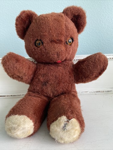 Vintage Knickerbocker 11” Teddy Bear Musical Works Plush