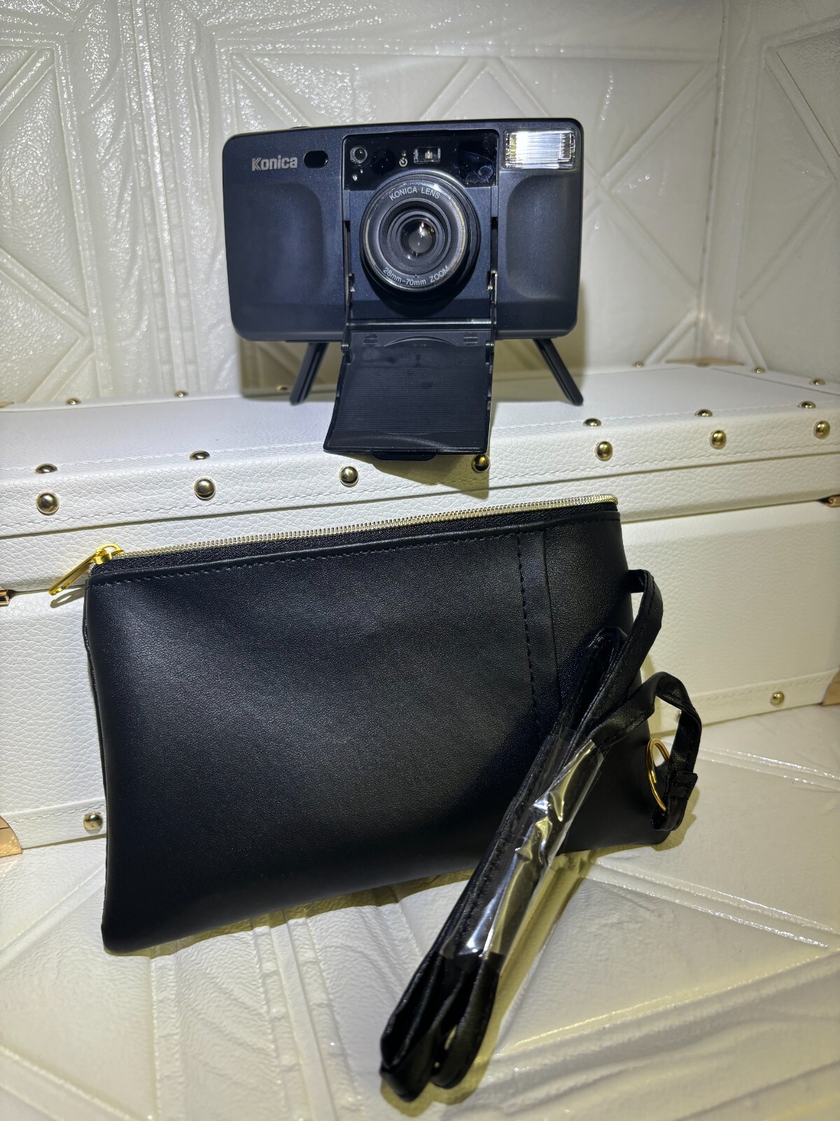 Near MINT 》 Konica Standa Big mini Black Zoom Film Camera