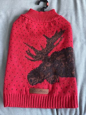 New Eddie Bauer Pet Apparel Knit Sweater Size Medium For Dog Or Large Cat