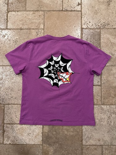 限定コラボ【Chrome HeartsxMatty Boy】スパイダーウェブTシャツ Chrome Hearts Matty Boy PHSYM Spider Web Purple T-Shirt | eBay