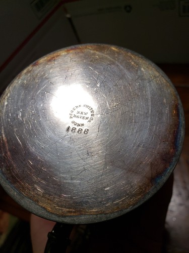Antique Rogers. Smith & Co. New Haven Conn. 1888 pitcher Syrup Water