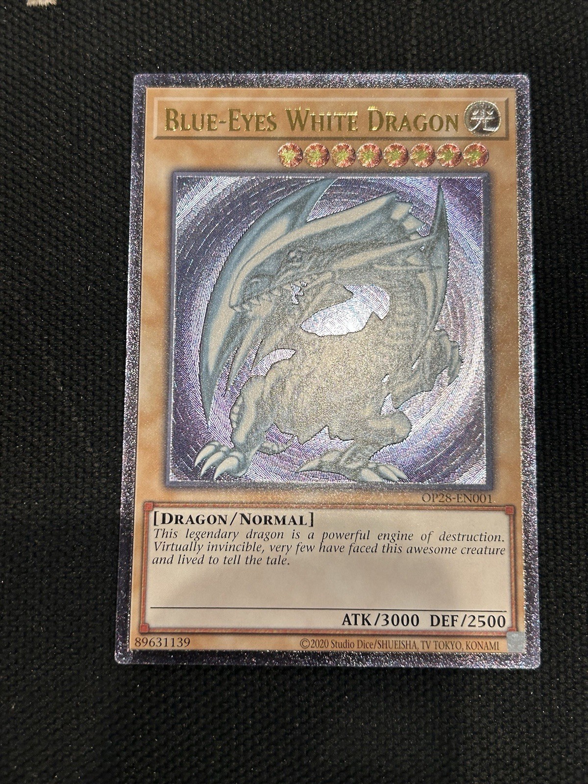 Yugioh OTS Tournament Pack 28 op28-en001 Blue-Eyes White