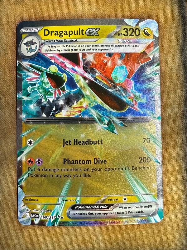 Pokemon Dragapult EX 160/217 Ascended Heroes Holo NM