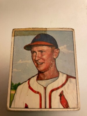 1950 Bowman #71 Al Schoendienst (Red Schoendienst) Low Grade