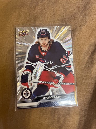 UPPER DECK NHLカード SP GAME USED KYLE CONNOR WINNIPEG JETS 44/81 #109 送料無料 中古 IT2 23-24 Upper Deck Series 2 Outburst Base #443 Kyle Connor