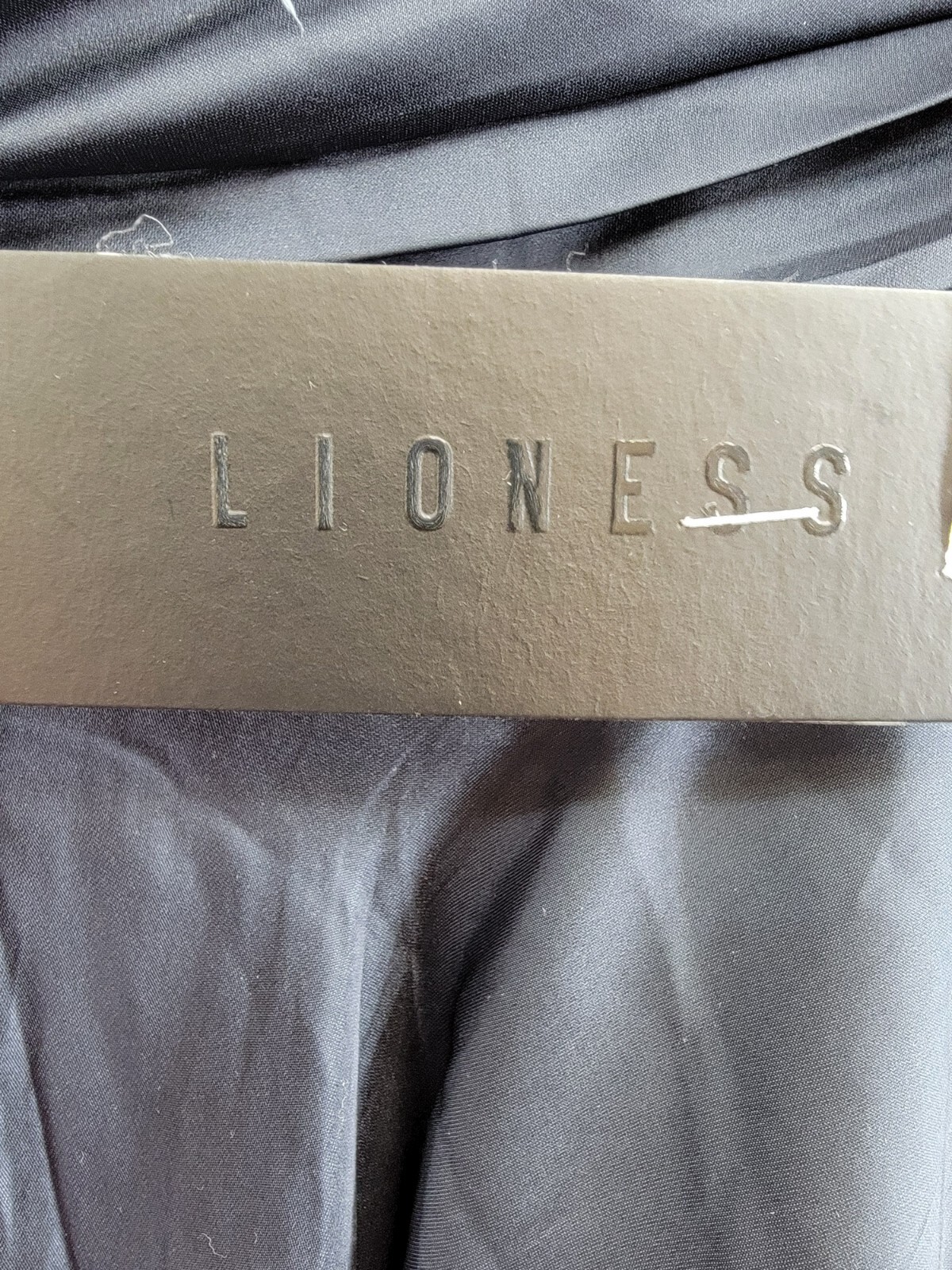 Lioness Legacy Asymmetric Skirt Women's S Navy Ruched Waist Side Zip Closure - Picture 14 of 15