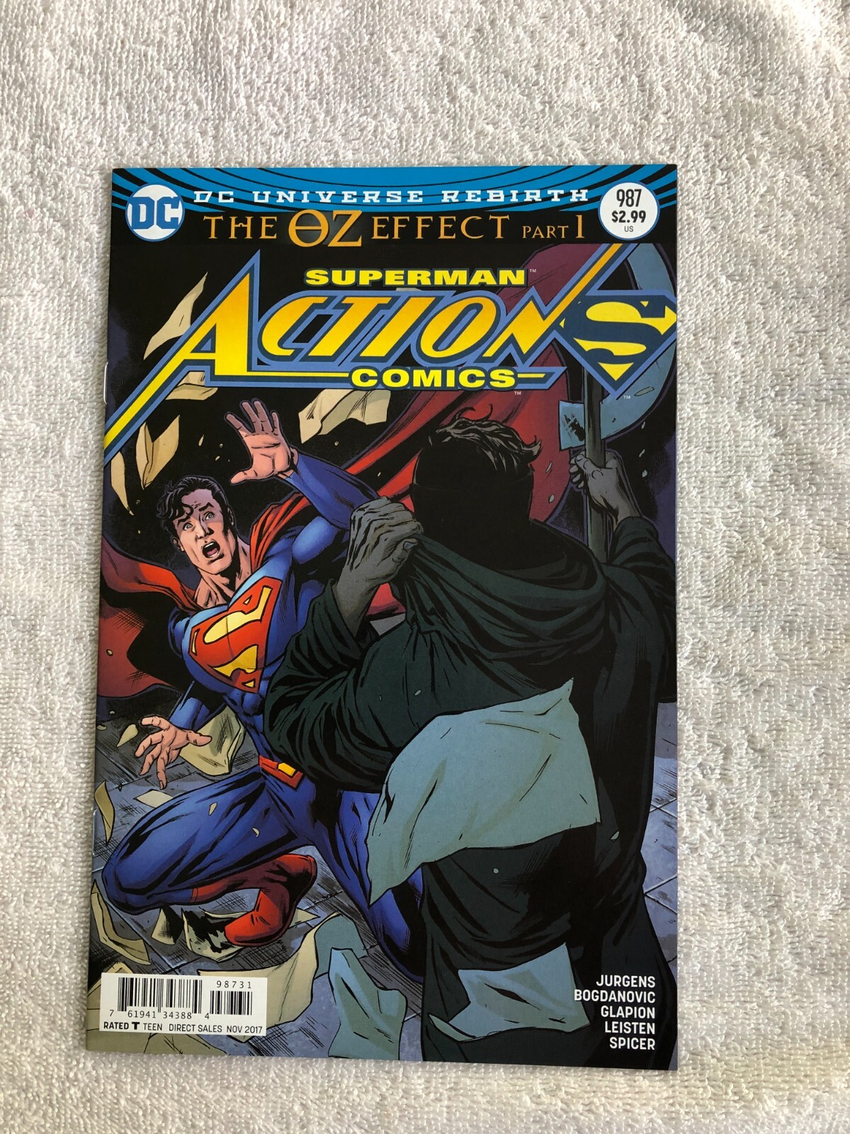 Superman Action Comics #987C Edwards Variant (Nov 2017, DC
