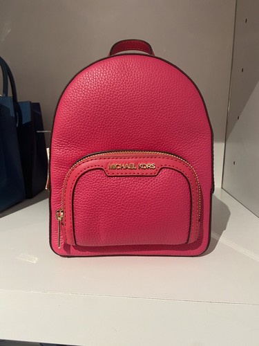 MICHAEL KORS JAYCEE XS MINI ZIP POCKET LEATHER BACKPACK