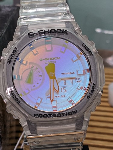 Pre-owned Casio G-shock Ga2100srs-7a Analog-digital Watch "new"