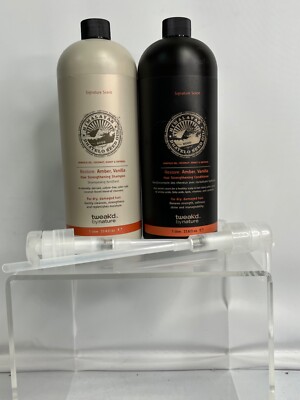 Tweak'd by Nature Restore Amber Vanilla Strengthening Shampoo AND Conditioner 33