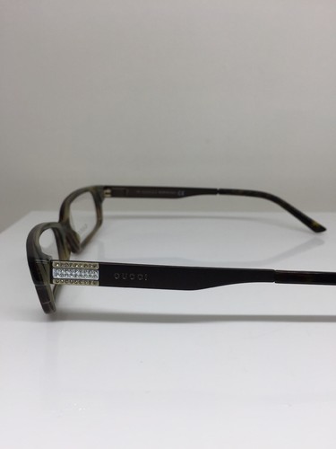 Pre-owned Gucci Gg 2939 Eyeglass Gg 2939/strass C. Njj Tortoise & Brown W/ Rhinestones In Clear Demo Lenses