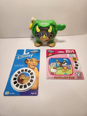 Fisher Price Mattel - Triceratops- View Crew View Master 3d + Reels