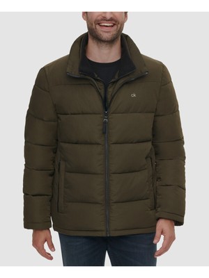 

CALVIN KLEIN Мужской зеленый пуховик, CM908951