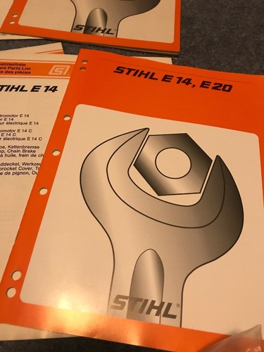 STIHL E14,E20- E140,E160,E180 Repair Manual Plus Stihl XL T-shirt
