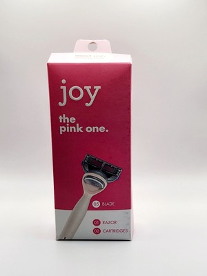 Joy Women's Razor ~The Pink One~1 Handles 2 Cartridges
