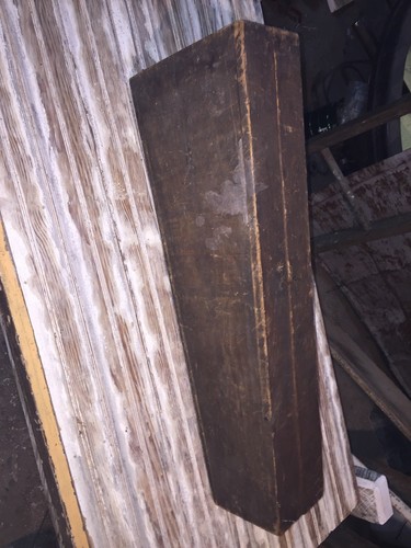 Old Antique Wood 3/4 Violin Coffin Case