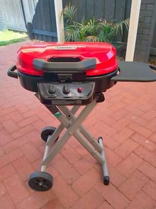 coleman fold up bbq