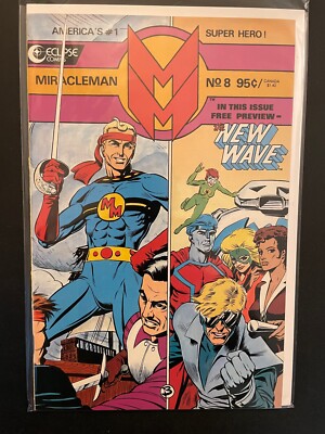 Miracleman vol.1 #8 1986 High Grade 9.2 Eclipse Comic Book D20-82
