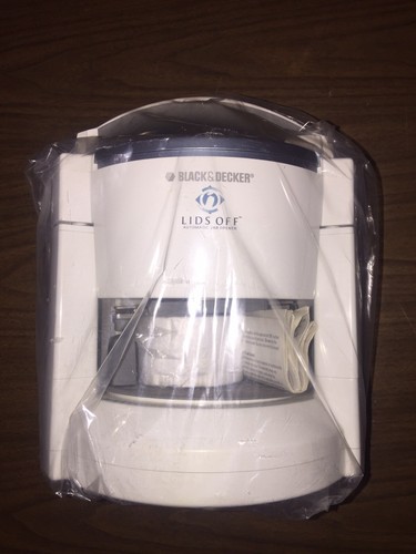 Black & Decker Lids Off Automatic Electric Jar Lid Opener JW200