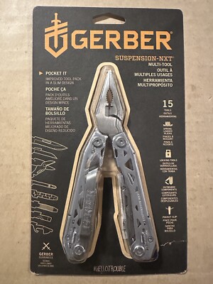 Gerber SusPension NXT 15-in-1 Multi-Tool w/ Pocket Clip Brand New Sealed