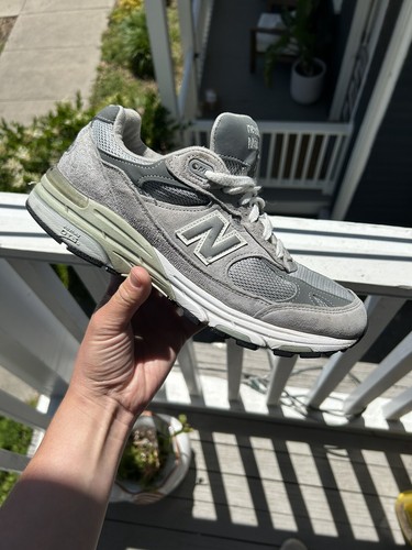 VINTAGE GRAIL New Balance 993 Made in USA Gray White - 8.5 VINTAGE GRAIL New Balance 993 Made in USA Gray White - 8.5
