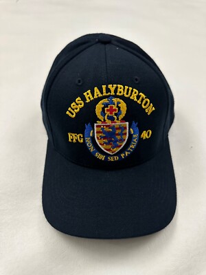 USS HALYBURTON FFG 40  The Corps US Navy Baseball Cap One Size