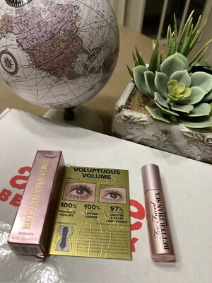 Too Faced Better than Sex Mascara in Black .13 oz NIB FREE SHIP